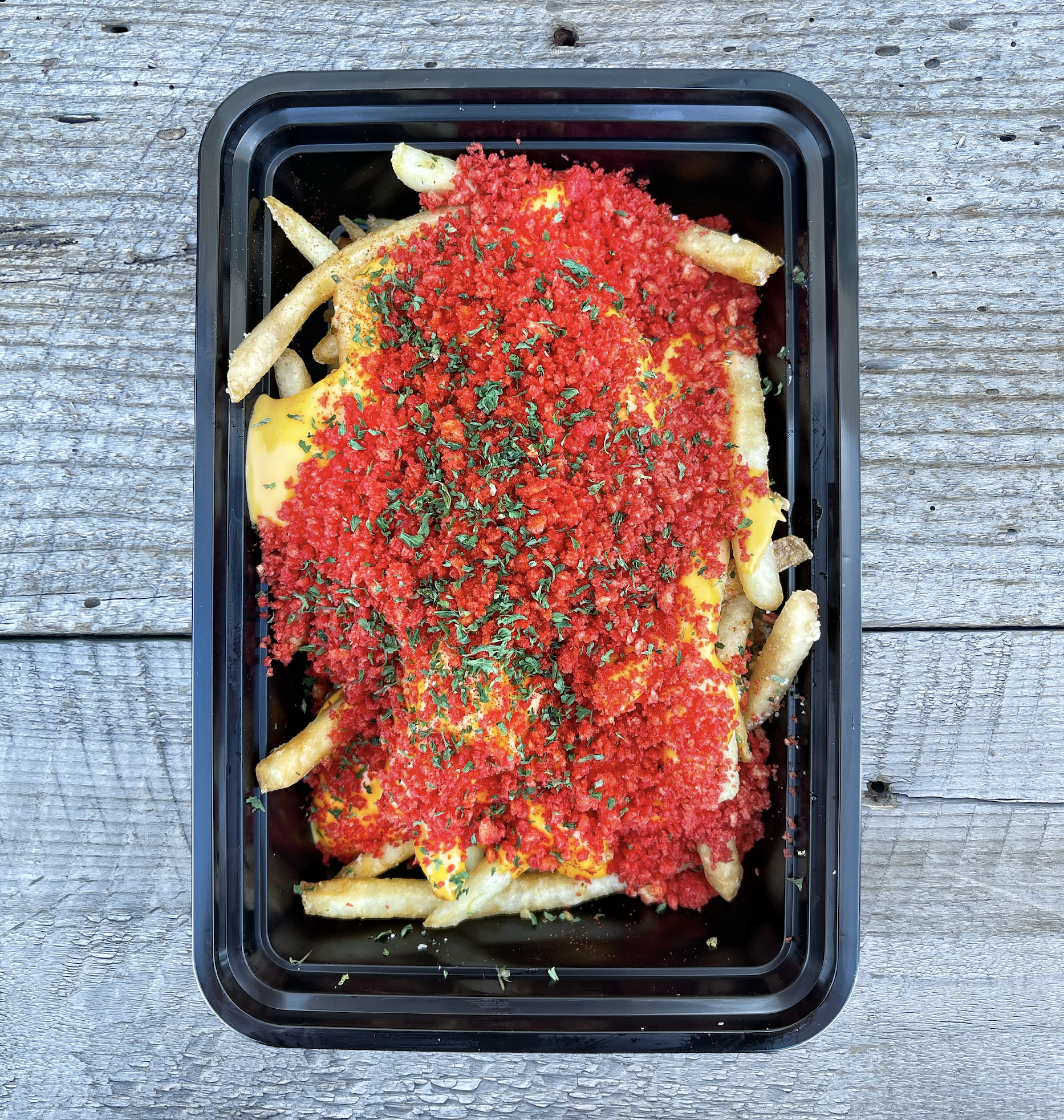 XXtra Flamin Hot Cheetos Cheese Fries Zero Degrees North Arlington